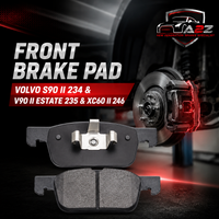 Front Brake Pad 31423651 2209801 P86028 Compatible With VOLVO S90 II 234 & V90 II Estate 235 & XC60 II 246