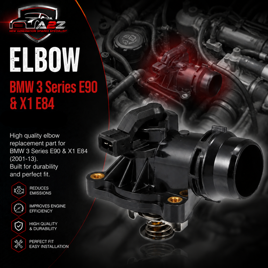 Elbow (Thermostat) 11537510959 For BMW 3 Series E90 & X1 E84 Tag-E-73