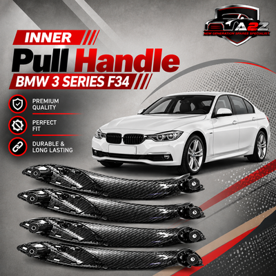 Inner Pull Handle (4pcs) (Carbon fiber) Compatible With BMW 3 SERIES F34
