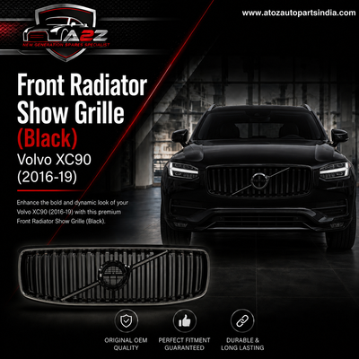 Front Radiator Show Grille (Black) 32228107 Compatible With Volvo XC90 (2016-19)