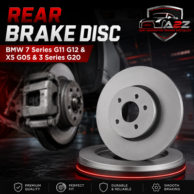 Rear Brake Disc Set 24216860925 Compatible With BMW 7 Series G11 G12 & X5 G05 & 3 Series G20