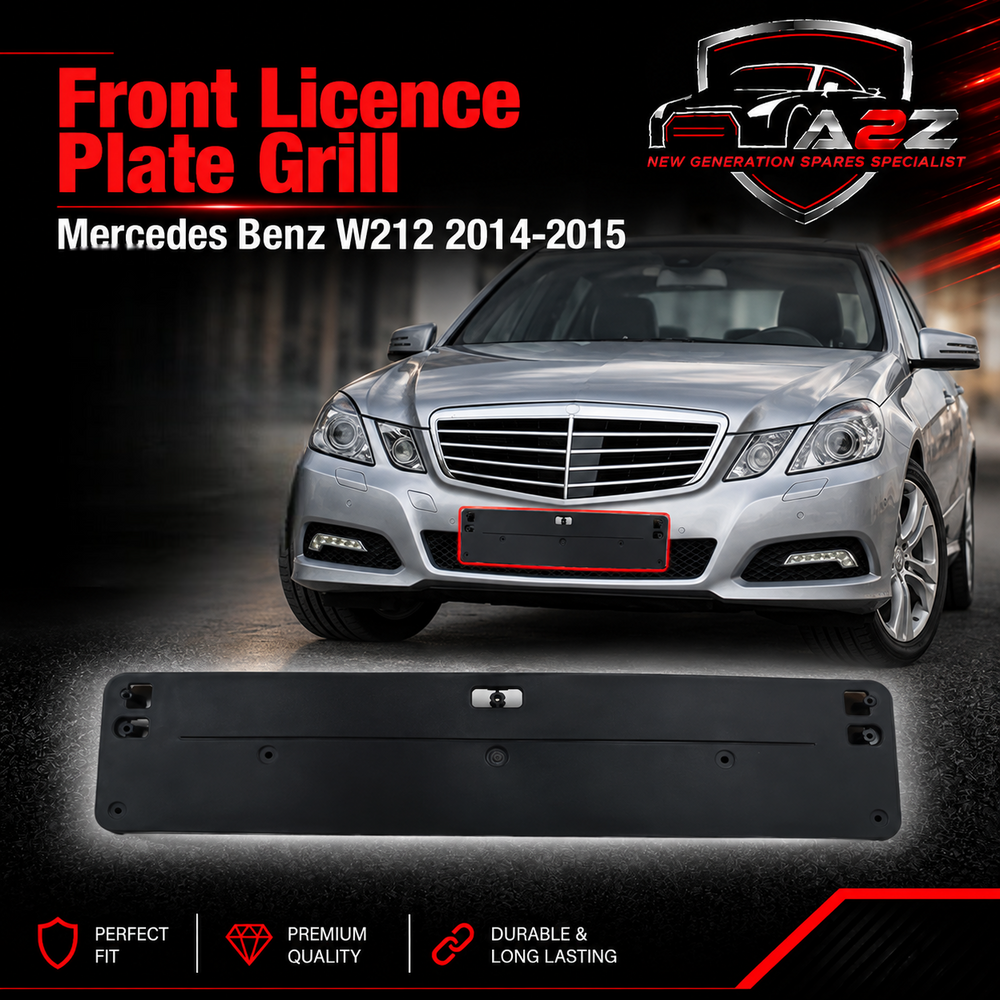 Front Licence Plate Grill 2128851181 Compatible With Mercedes Benz W212 2014-15 Tag No.353