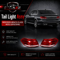 Tail Light Rear Lamp Compatible With MERCEDES-BENZ E-CLASS W212 (2013-2016) Tail Light Rear Lamp Left 2129060103 A2129060103 & Right 2129060203 A2129060203 Tag-TLM-107