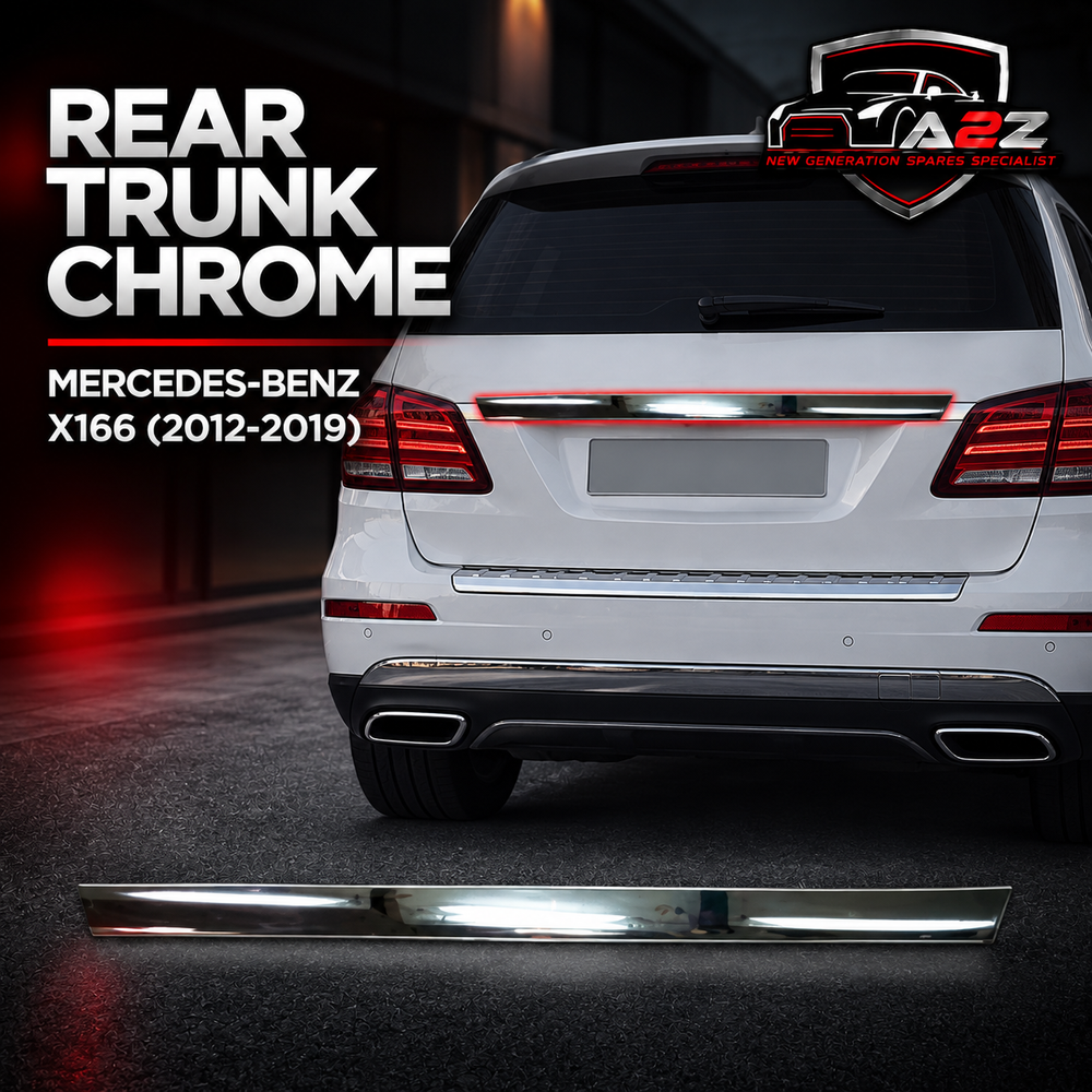 Rear Trunk Chrome 1667400193 Compatible With MERCEDES-BENZ GL-CLASS (X166) (2012-2019) Tag No.236