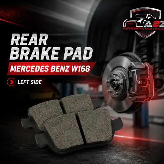 Rear Brake Pad Set 1684200420 Compatible With Mercedes Benz W168
