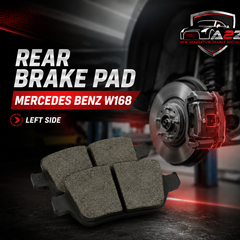 Rear Brake Pad Set 1684200420 Compatible With Mercedes Benz W168