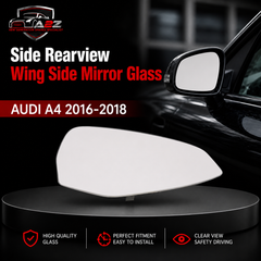Side Rearview Wing Side Mirror Glass Left 8W0857535C & Right 8W0857536C Compatible With AUDI A4 2016-2018