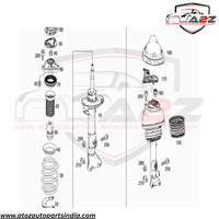 Front Right Air Suspension Shock Absorber Strut A2183206613 2183206613 Compatible With MERCEDES-BENZ CLS (C218) (2015-18)