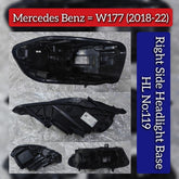 HeadLight Base Compatible With Mercedes Benz W177 (2018-2022) Tag No.119