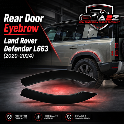 Rear Door Eyebrow Left LR147930 & Right LR147928 Compatible With Land Rover Defender (L663) (2020-2024) Tag No.185-186
