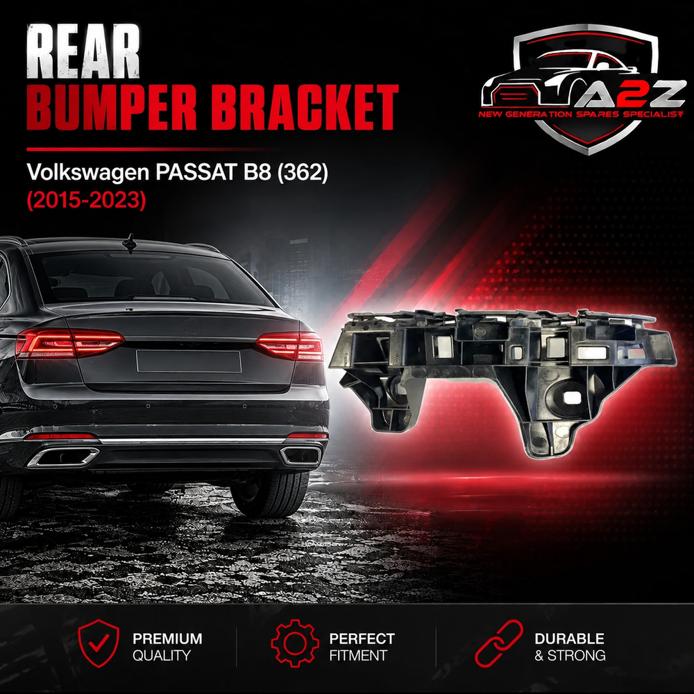 Rear Bumper Bracket Left 3GD807483 Right 3GD807484 Compatible With Volkswagen PASSAT B8 (362) Tag No.308