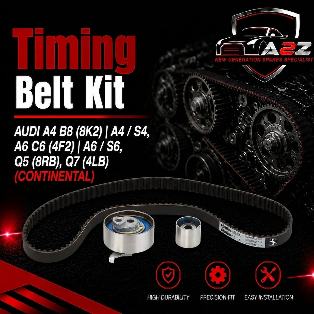 Timing Belt Kit CT1131K1 057109243M 03L109244D Compatible With AUDI A4 B8 (8K2) | A4 / S4, A6 C6 (4F2) | A6 / S6, Q5 (8RB), Q7 (4LB) (CONTINENTAL)