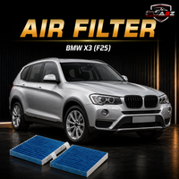 Air Filter E2992LB-2 & 64319237157 & LAK630/S 64312284828 64319237157 64319312317 64319312318 Compatible With BMW X3 (F25) Tag : 125