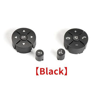 Black-Round Steering Wheel Switch Control Buttons 2048210351 2048210451 A2048210351 A2048210451 Compatible with MERCEDES BENZ C-CLASS W204 & E-CLASS W212