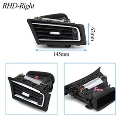 BMW 7 Series F01 F02 F03 F04 Black AC Vent Grille Set 64229115860 64229115862 64229115861