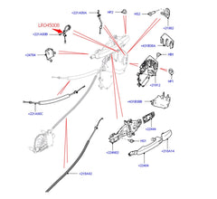 Front Door Latch Cable Inside Door LR045008 Compatible With RANGE ROVER SPORT II (L494)