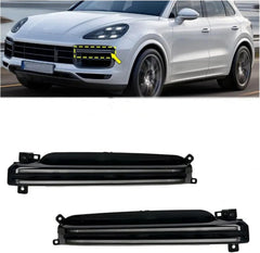 Daytime Running Lamp Left 9Y0953049 & Right 9Y0953050 Compatible With Porsche Cayenne 2018