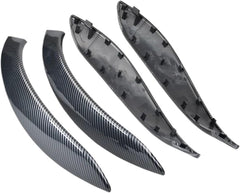 Interior Door Pull Handle Outer Cover Black Carbon Fiber Colour Left 51417275487 Right 51417275488 Compatible With BMW 3/4/M4 Series F30 F31 F32 F34 F35 F36 F80 F82