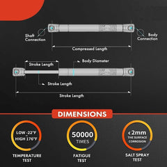 Hood Bonnot Gas Strut for Bmw 3 Series Cars