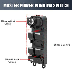 Power Window Switch (3 Pin) LR078894 LR110324 LR071113 LR066075 LR034932 Compatible With Land Rover Range Rover Sport Tag No.39
