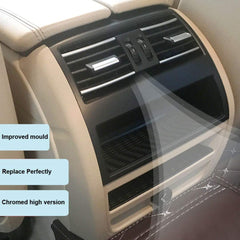 Ac Vent Compatible With Bmw 5 Series F10 2010-2017 Ac Vent Ac Grill Chrome Black Rear 64229172167
