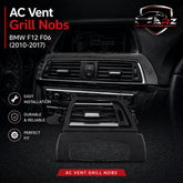Black Ac Vent Grille Right 64229197487 & Left 64229197488 Compatible With BMW 6 Series F12 F06