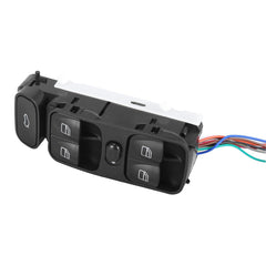 Mercedes-Benz E-CLASS W203 10-Wire Window Black Switch Compatible with 203/209 A2038210679 Tag-SW-08