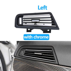 Ac Vent Compatible With Bmw 5 Series F10 2010-2017 Ac Vent Ac Grill Chrome Black Left 64229166893
