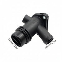 Engine Water Pipe Coolant Hose Connector 11118619408 8619408 Compatible With BMW & 7 (G11, G12) & X4 (G02, F98) Tag No.105