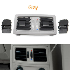 Gray Rear Dash Air Conditioner Outlet Vent/Rear AC Vent Grille 64226957976 64226957974 Compatible With BMW 5 Series For 530i 540i 2003 2004 2005 2006 2007 2008 2009