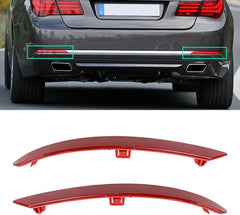 Rear Bumper Reflector Compatible With BMW 7 Series F01 F02 Rear Bumper Reflector Left 63147311179 & Right 63147311180 Tag-RB-51