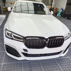 Front Bumper Grill Compatible With Bmw 5 Series G30 2021 Front Bumper Grill Glossy Black