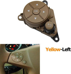 Mercedes-Benz C-CLASS 204/ E-CLASS 212 Complete Steering Wheel Switch Set Beige-Round for W204 and W212 Models - Left Hand 2048210351  and Right Hand 2048210451 Options Available Tag-SW-93