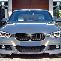 Front Bumper Grill Compatible With Bmw 3 Series F30 2012-2018 Front Bumper Grill M Colour