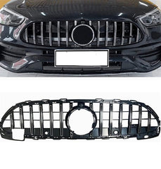 Front Bumper Grill Compatible With Mercedes Benz C Class W206 2022+ Front Bumper Grill W206 Grill Gtr Silver