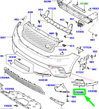 Fog Lamp Cover Right LR093470 & Left LR093471 Compatible With Land Rover Range Rover Velar - L560 (2017-2024) Tag No.621