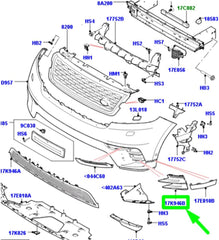 Fog Lamp Cover Right LR093470 & Left LR093471 Compatible With Land Rover Range Rover Velar - L560 (2017-2024) Tag No.621