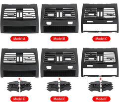 Rear Ac Vent Grille High-end Model Black 64229181095 Compatible With BMW 5 Series F07 528i 535i 550i 2009-2016