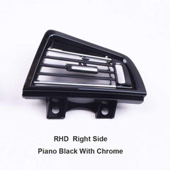 Ac Vent Compatible With Bmw 5 Series F10 2010-2017 6 Series F12 2012-2016 Ac Vent Ac Grill Glossy Black Front Set 64229166885 6422916688 64229166 888