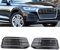 Fog Lamp Cover (Matt Black) Left 80D807679E & Right 80D807680E Compatible With Audi Q5 (2018-2020)