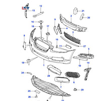 Front Bumper Grill Center C2Z6085 Compatible With Jaguar XF I (X250) XF II (X260) Tag No.2
