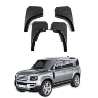 Mud Flaps Set (Set Of 4) Compatible With Land Rover L663 Defender(A) 2020-2024