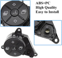 Enhanced Control: Genuine Mercedes-Benz 164/251 Complete Steering Wheel Switch Set (Brown-Round) for M-Class W164 & R-Class W251 Left 1648700558 & Right 1648700658 Tag-SW-87