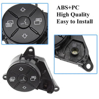 Mercedes-Benz 164/251 Complete Steering Wheel Switch Set Black-Round for M-Class (W164) & R-Class (W251, V251) - Left Hand 1648700558 and Right Hand 1648700658 Options Available Tag-SW-89