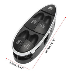 Enhance Your Window Control: Genuine Benz E-CLASS W211 3 Pin Window Switch Compatible with E-CLASS W211/219 Models 2118213679 Tag-SW-23