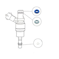 Fuel injector repair kit 06D998907 06D998907A Compatible With Audi A3, A4, A6 Volkswagen Golf, and Jetta