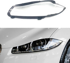 Front Headlight Lens Cover Car Headlamp Cover Lampshade Transparent Lamp Shell for Jaguar XF (2012-2014).