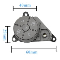 Genuine Mercedes-Benz 164/251 Complete Steering Wheel Switch Set (Beige-Round) for M-Class W164 & R-Class W251, V251 Left 1648700558 & Right 1648700658 Tag-SW-86