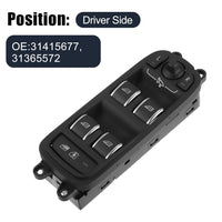Master Power Window Switch Front Driver Side 31415677 XC60 S60
