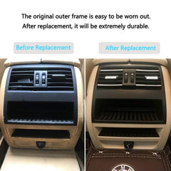 Rear Ac Vent Compatible With Bmw 5 Series Rear Ac Vcent Frame Outer 5 Series F10 2010-2017 Oyester
